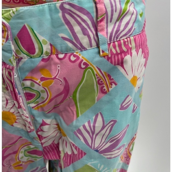 Vintage Lilly Pulitzer "Adios Elephant" Patch Pants, Size 4 - Picture 10 of 10